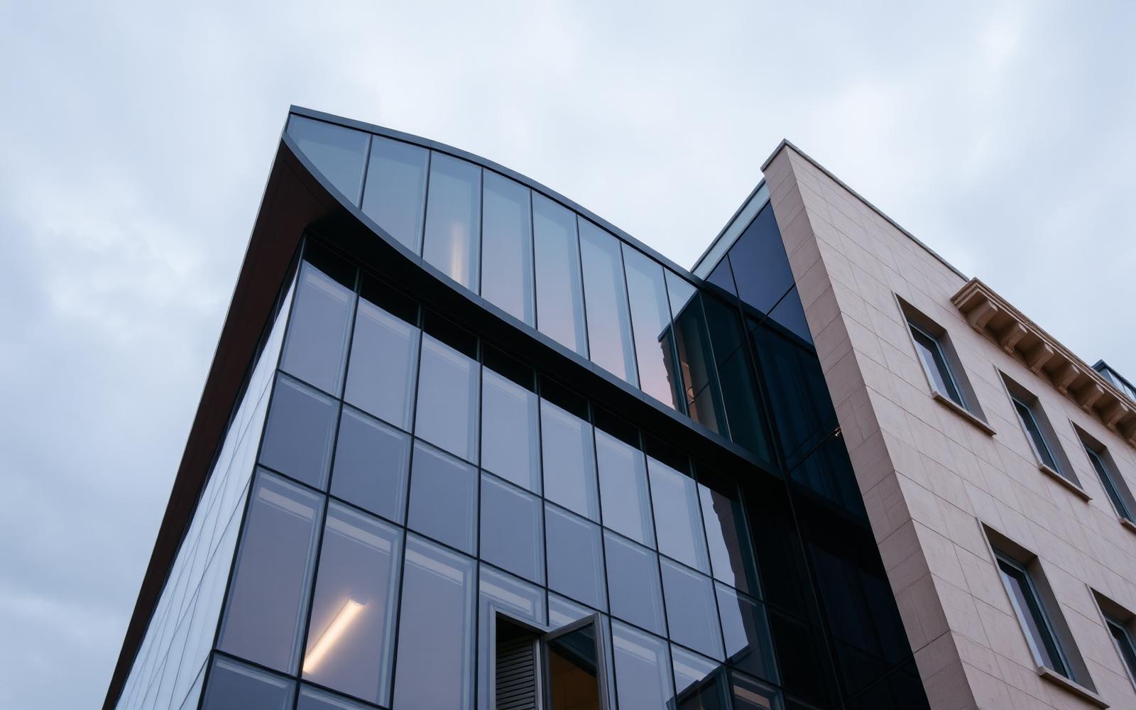 Modern commercial building